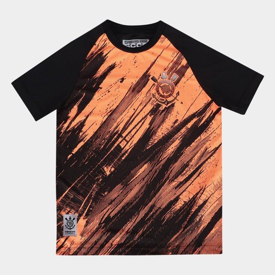 Camiseta Infantil Corinthians Rajados