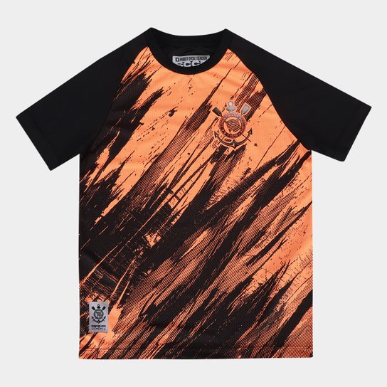 Camiseta Infantil Corinthians Rajados