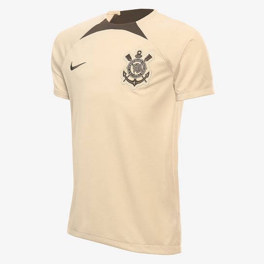 Camiseta Infantil Corinthians Treino Nike 2024 Academy Pro Masculina