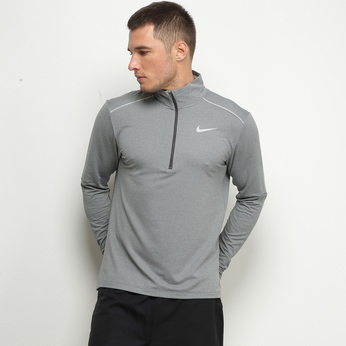 Camiseta Nike Manga Longa Element Top Hz 3 Masculina Shop Timao