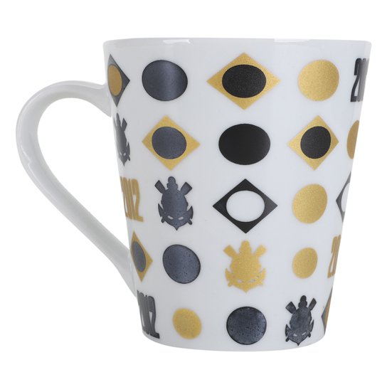Caneca Corinthians Porcelana 290ml - Icones 2012