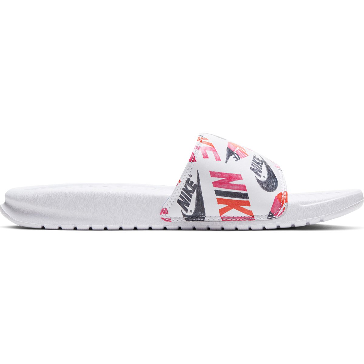 chinelo florido nike