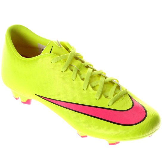 Pink Chuteira Botinha Chuteira Nike Mercurial Victory Campo