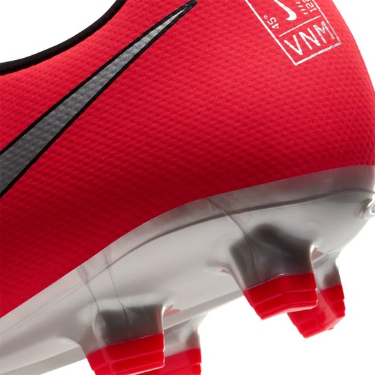Chuteira Campo Nike Phantom Venom Academy FG - Vermelho+Prata