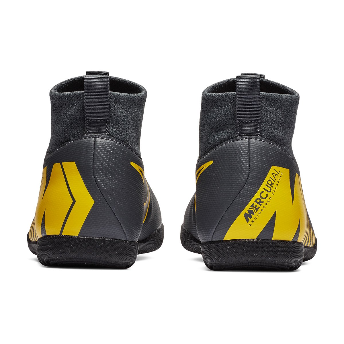 chuteira mercurial futsal amarela