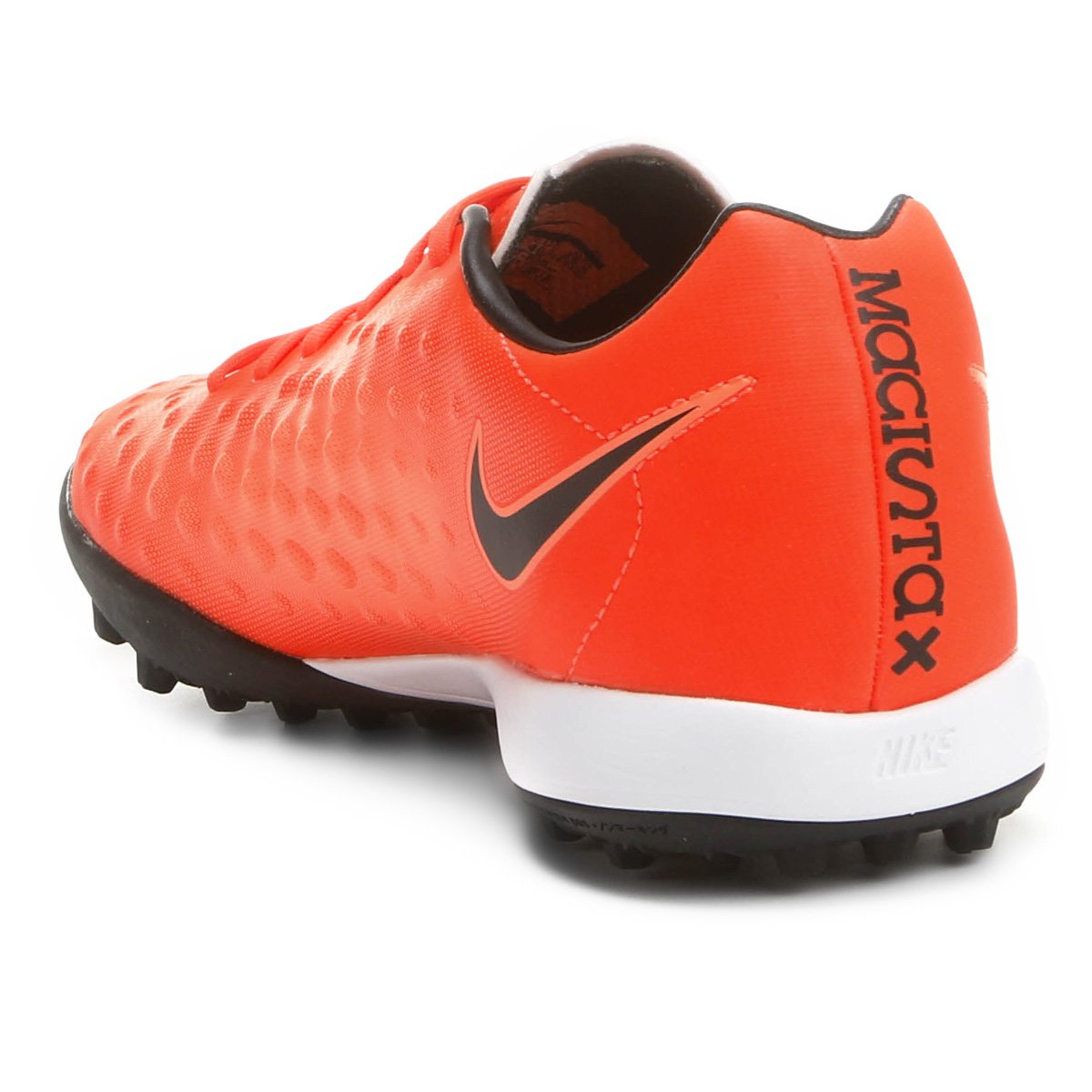 chuteira nike magista society laranja