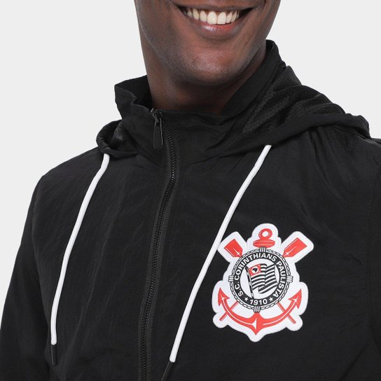 Jaqueta Com Capuz Corinthians Coimbra Masculina
