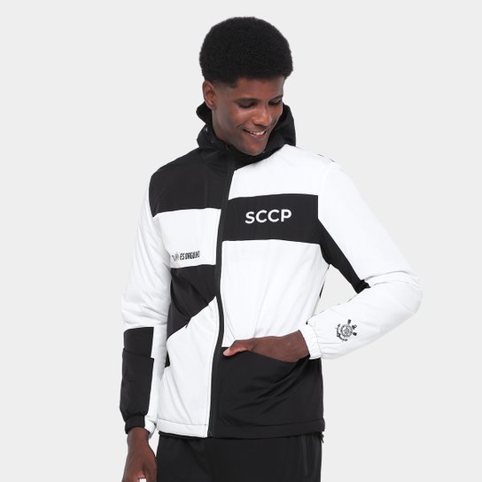 Jaqueta Com Capuz Corinthians Coimbra Masculina