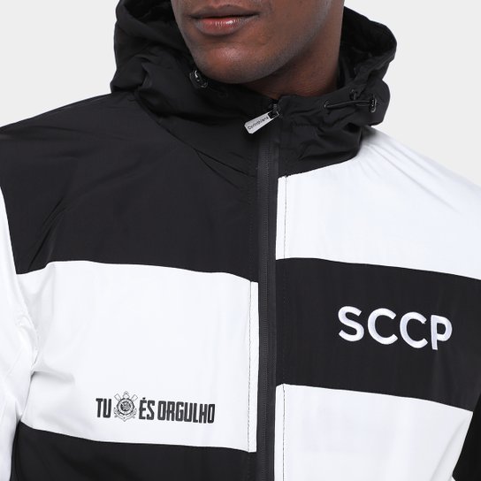 Jaqueta Com Capuz Corinthians Coimbra Masculina