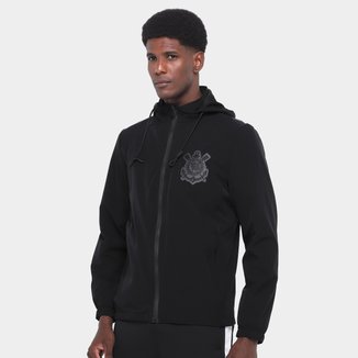 Jaqueta Com Capuz Corta Vento Corinthians Coimbra Masculina