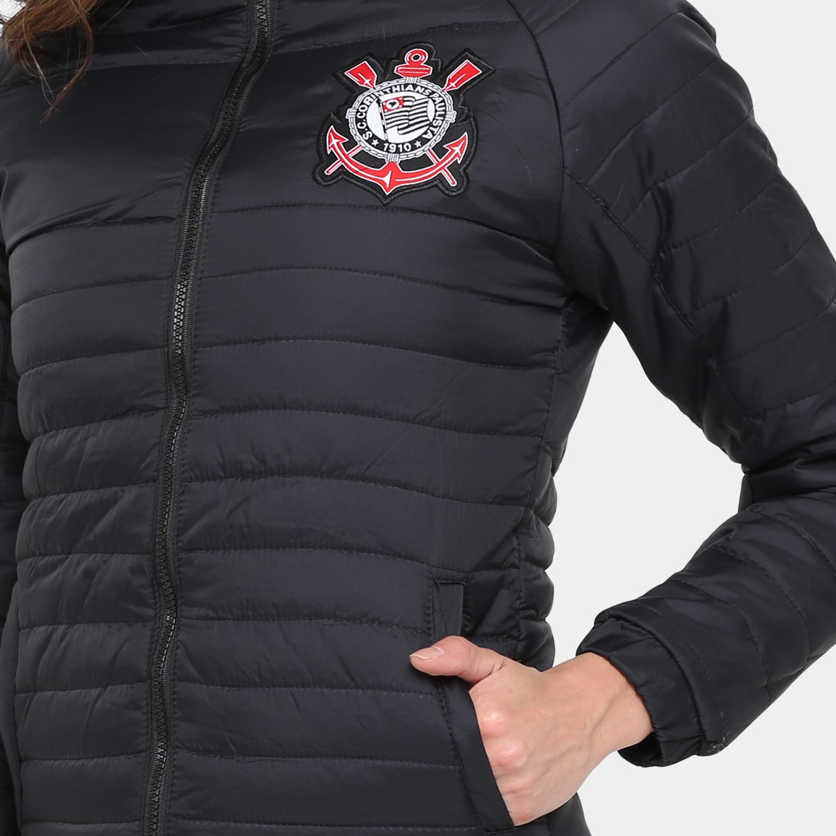 jaqueta feminina corinthians