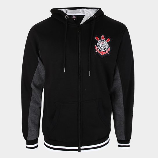 Jaqueta Corinthians Moletom SPR C/ Capuz Masculina