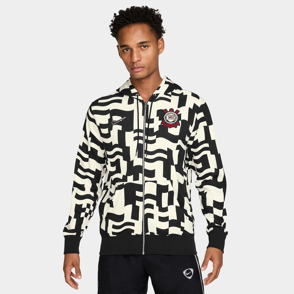 Jaqueta Corinthians Nike Sportswear Club Fleece Masculina