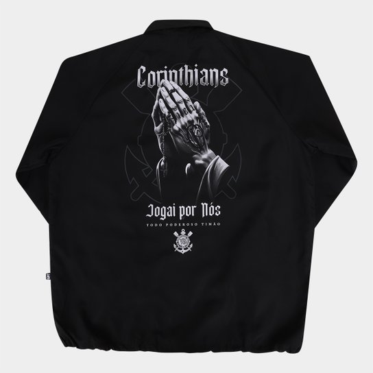 Jaqueta Corinthians Plus Size Coach Masculina