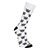 Meia Corinthians Casual Masculina Unissex - Branco+Preto