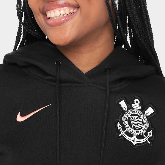Moletom Corinthians Canguru Nike Feminina
