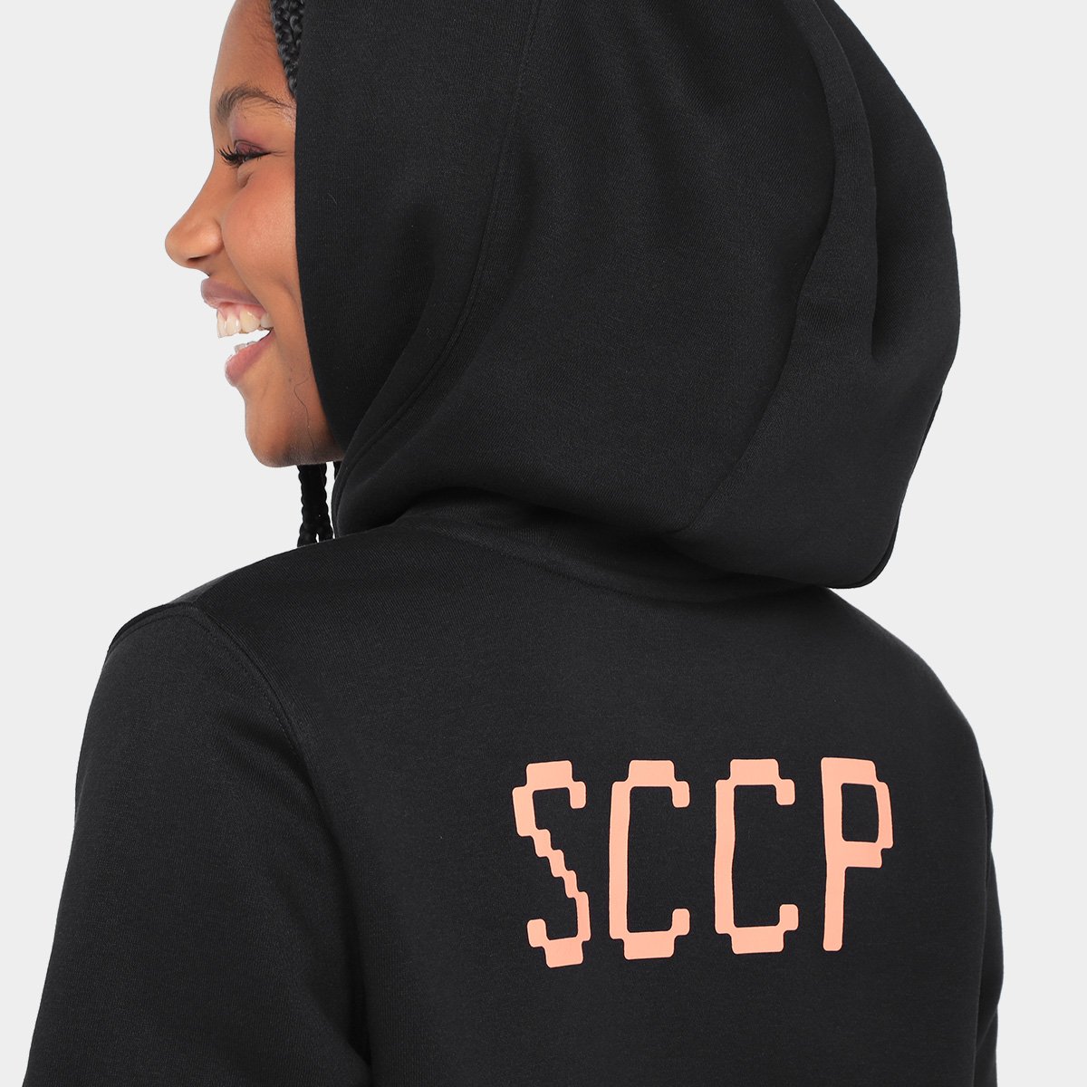 Moletom Corinthians Canguru Nike Feminina