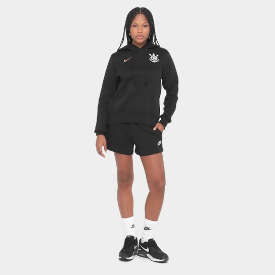 Moletom Corinthians Canguru Nike Feminina