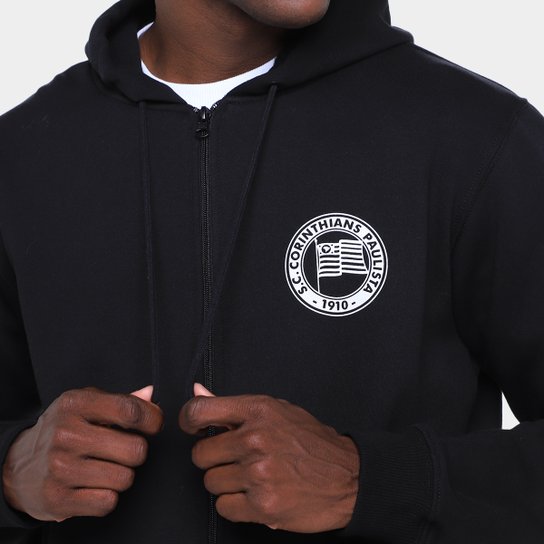 Moletom Corinthians C/Zíper Masculino