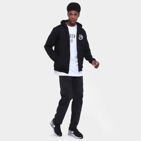 Moletom Corinthians C/Zíper Masculino