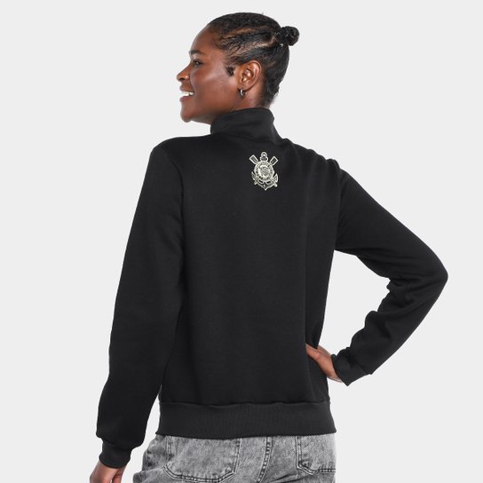 Moletom Corinthians Gola Alta Feminino