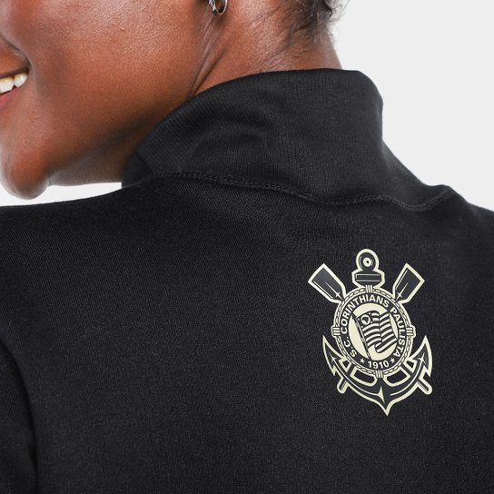 Moletom Corinthians Gola Alta Feminino