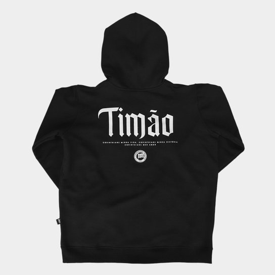 Moletom Juvenil Corinthians C/Zíper