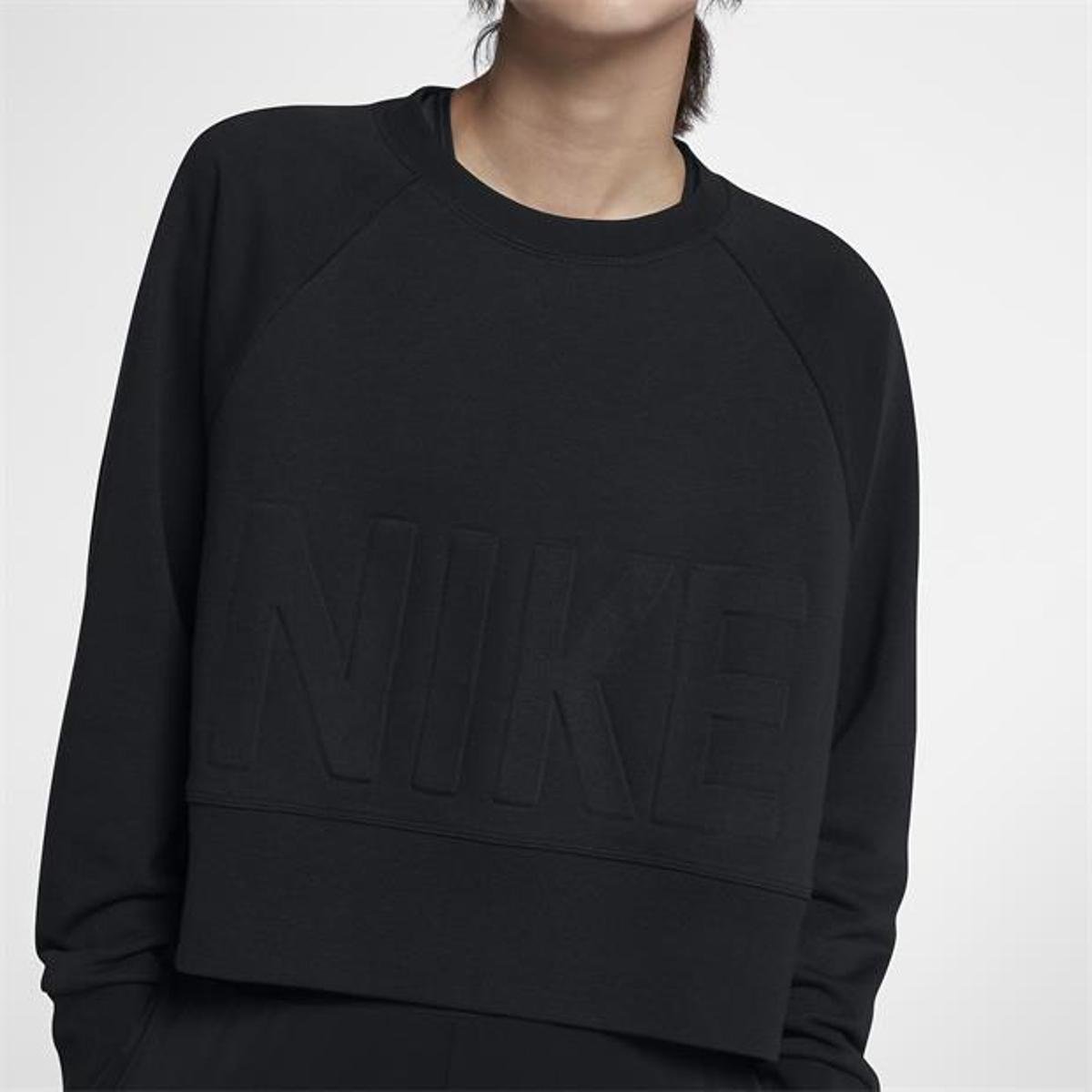 black cropped nike moletom com capuz