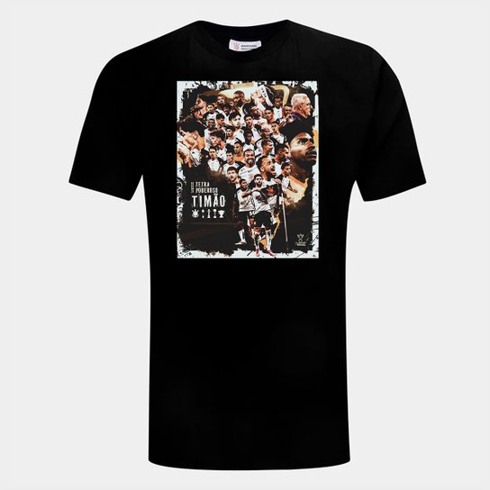 Pré-Venda Camiseta Corinthians Tetra Campeão Masculina
