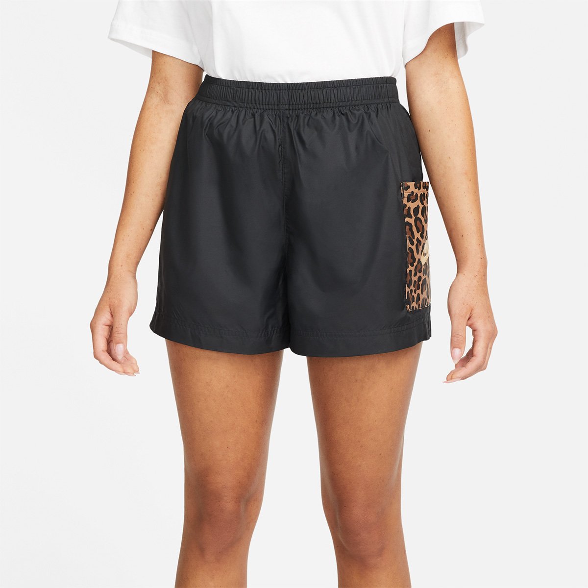 short dourado feminino