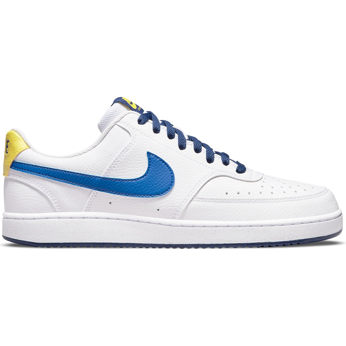 Tênis Couro Nike Court Vision Low Masculino - Branco+Azul | Shop Timão