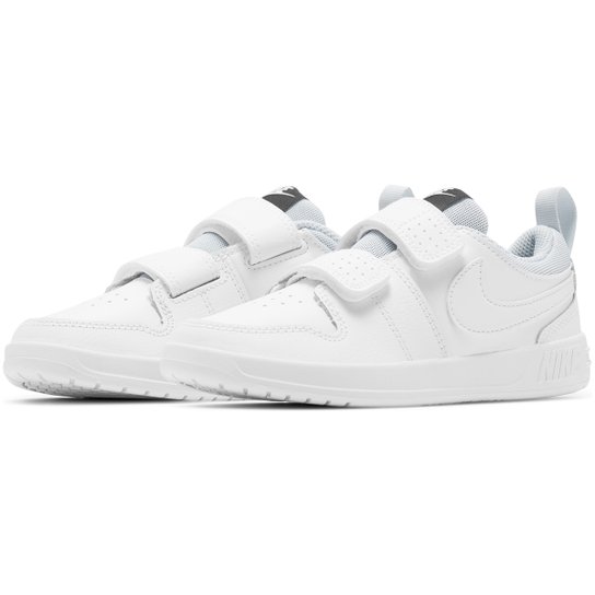 Tênis Infantil Nike Pico 5 Velcro PSV - Branco+Preto