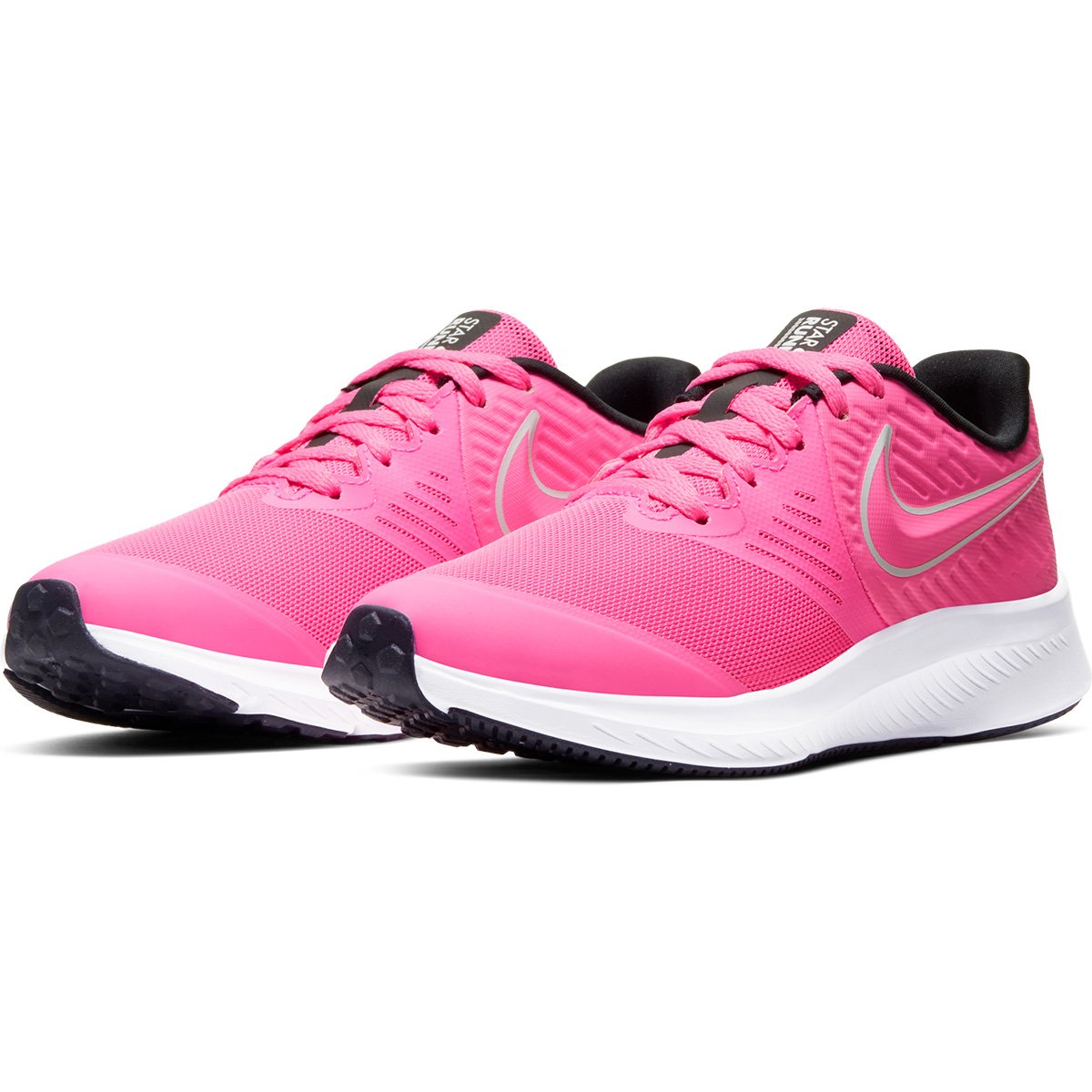 nike rosa e branco