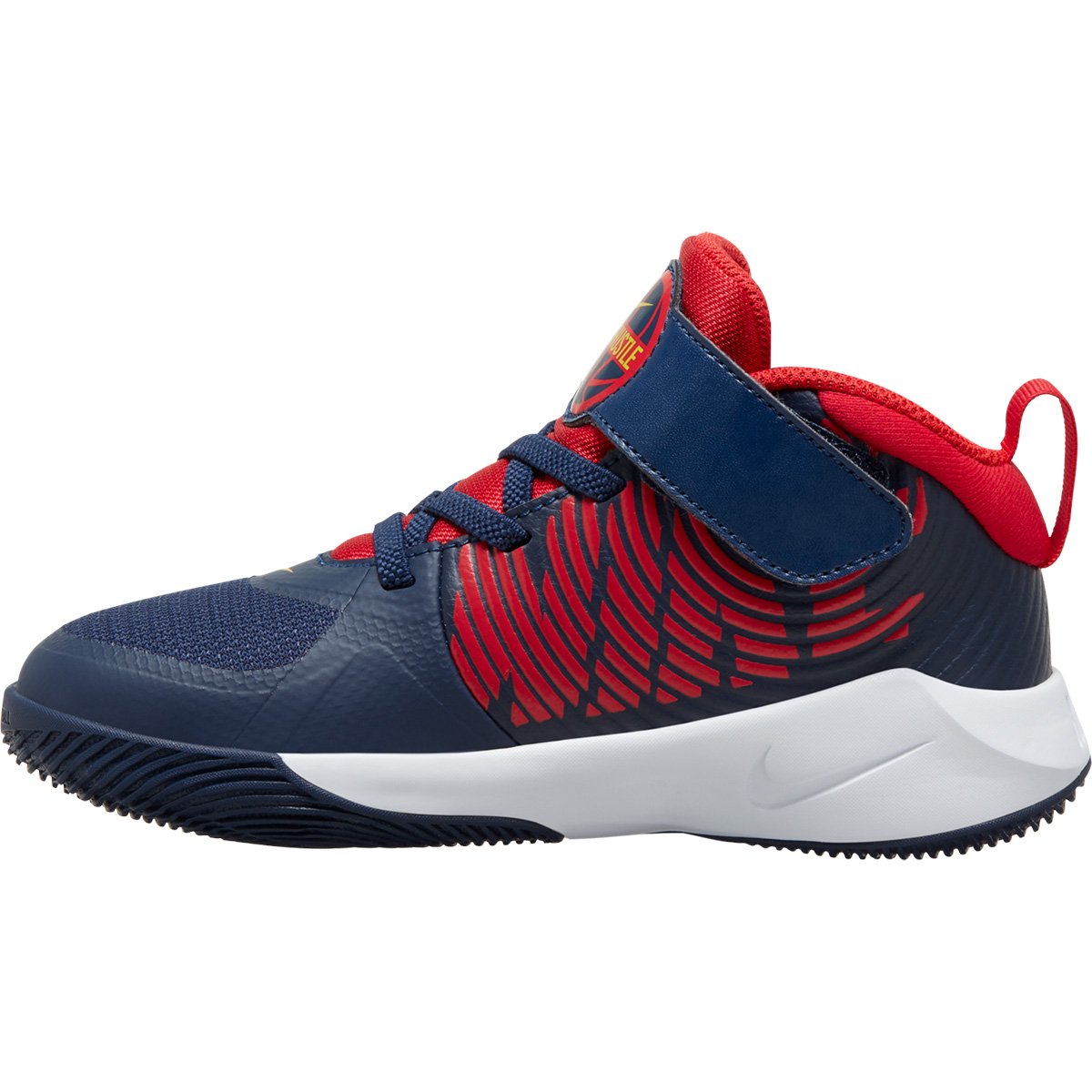 Tênis Infantil Nike Team Hustle Cano Médio Masculino - Marinho+Vermelho |  Shop Timão