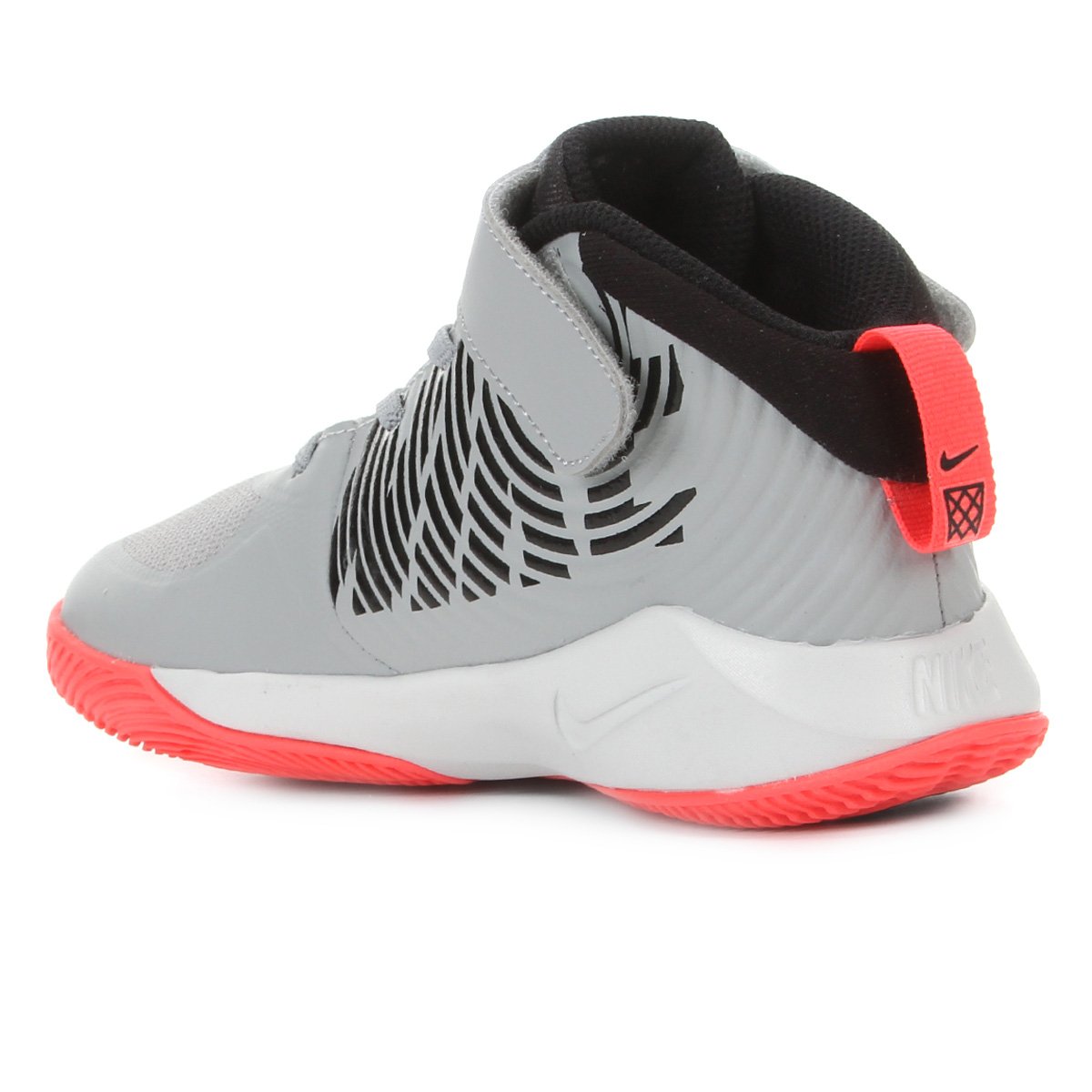 Tênis Infantil Nike Team Hustle Cano Médio Masculino - Cinza+Preto | Shop  Timão