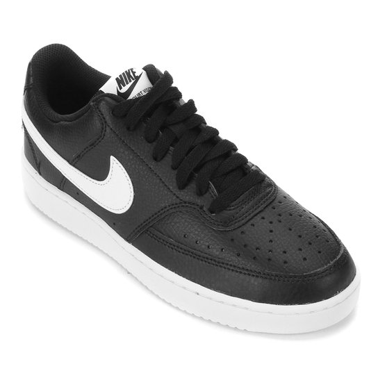 Tênis Nike Court Vision Low Feminino - Preto+Branco