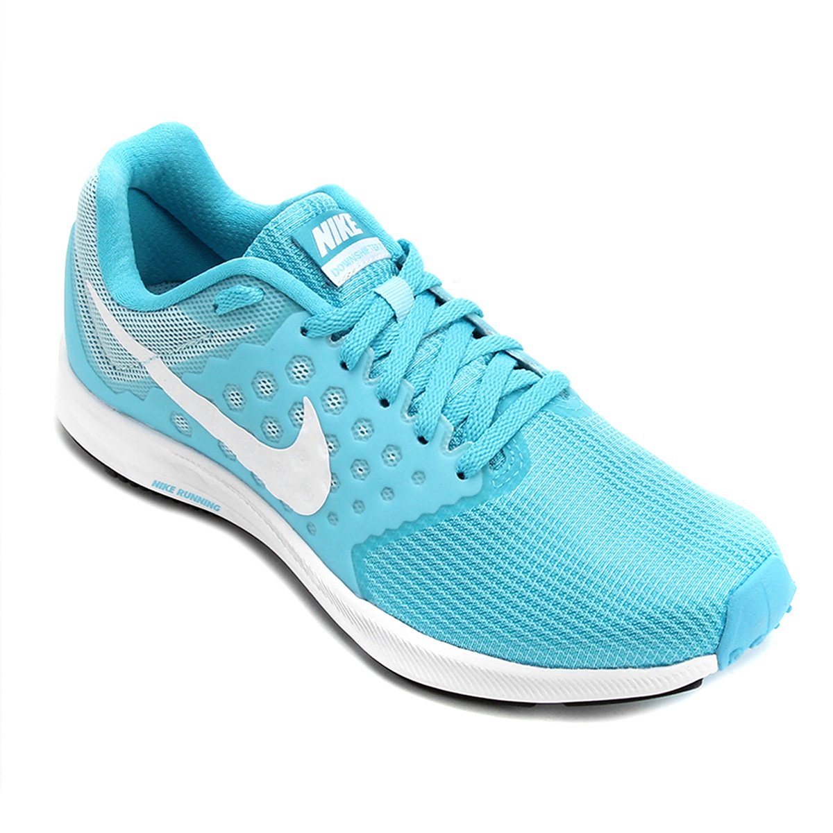 Tênis Nike Downshifter 7 Feminino Azul e Branco