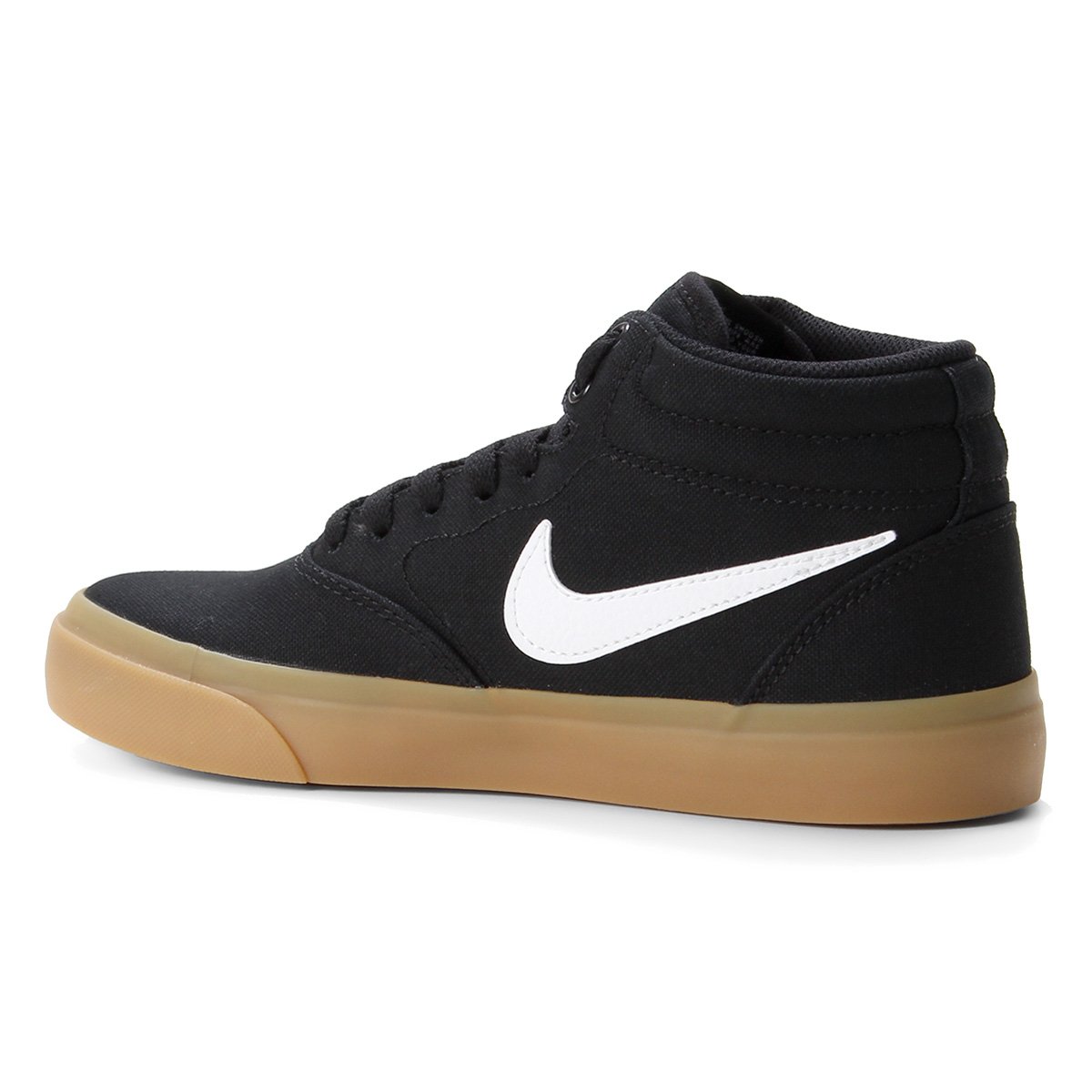 Tênis Nike Sb Charge Mid Canvas - Preto+Branco | Shop Timão