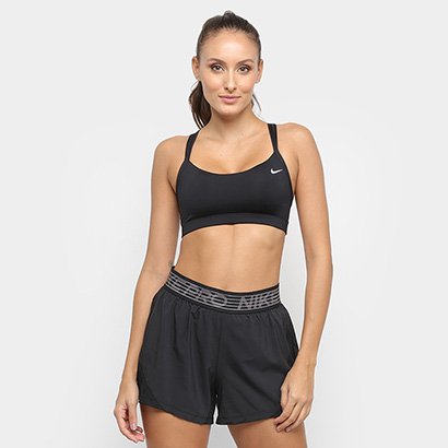 top nike pro classic swoosh média sustentação